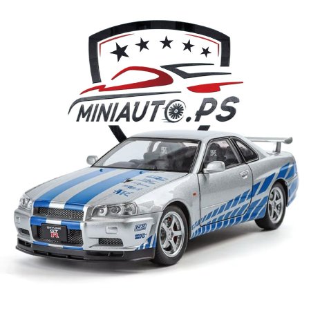 نيسان سكاي لاين جي تي ار Nissan Skyline GTR R34 قياس 1/18